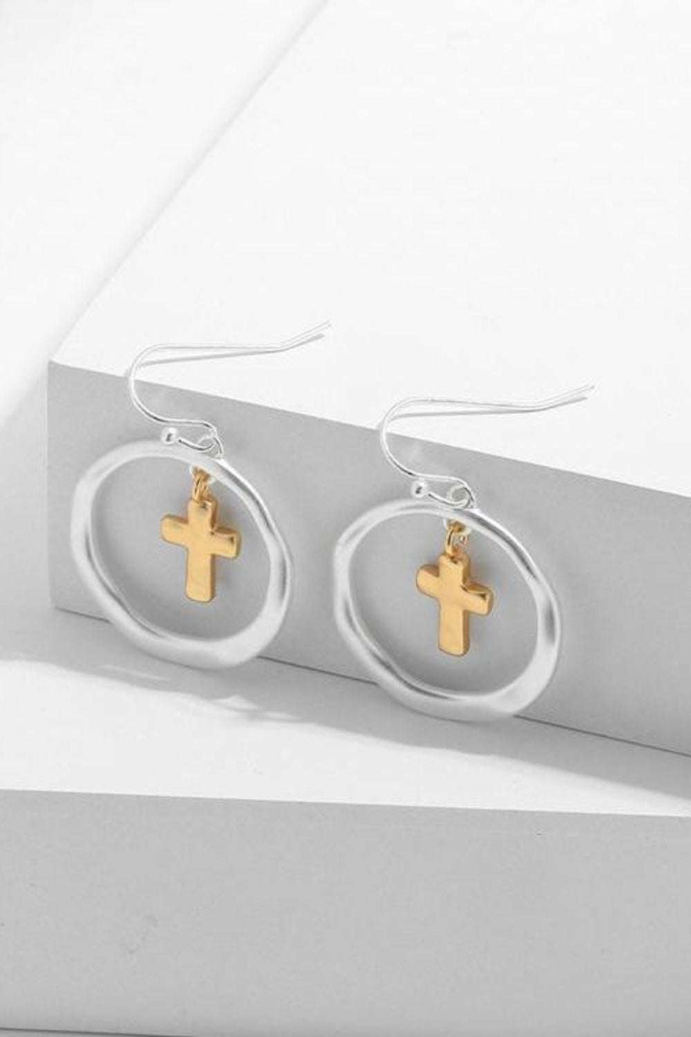 Halo & Cross Studs