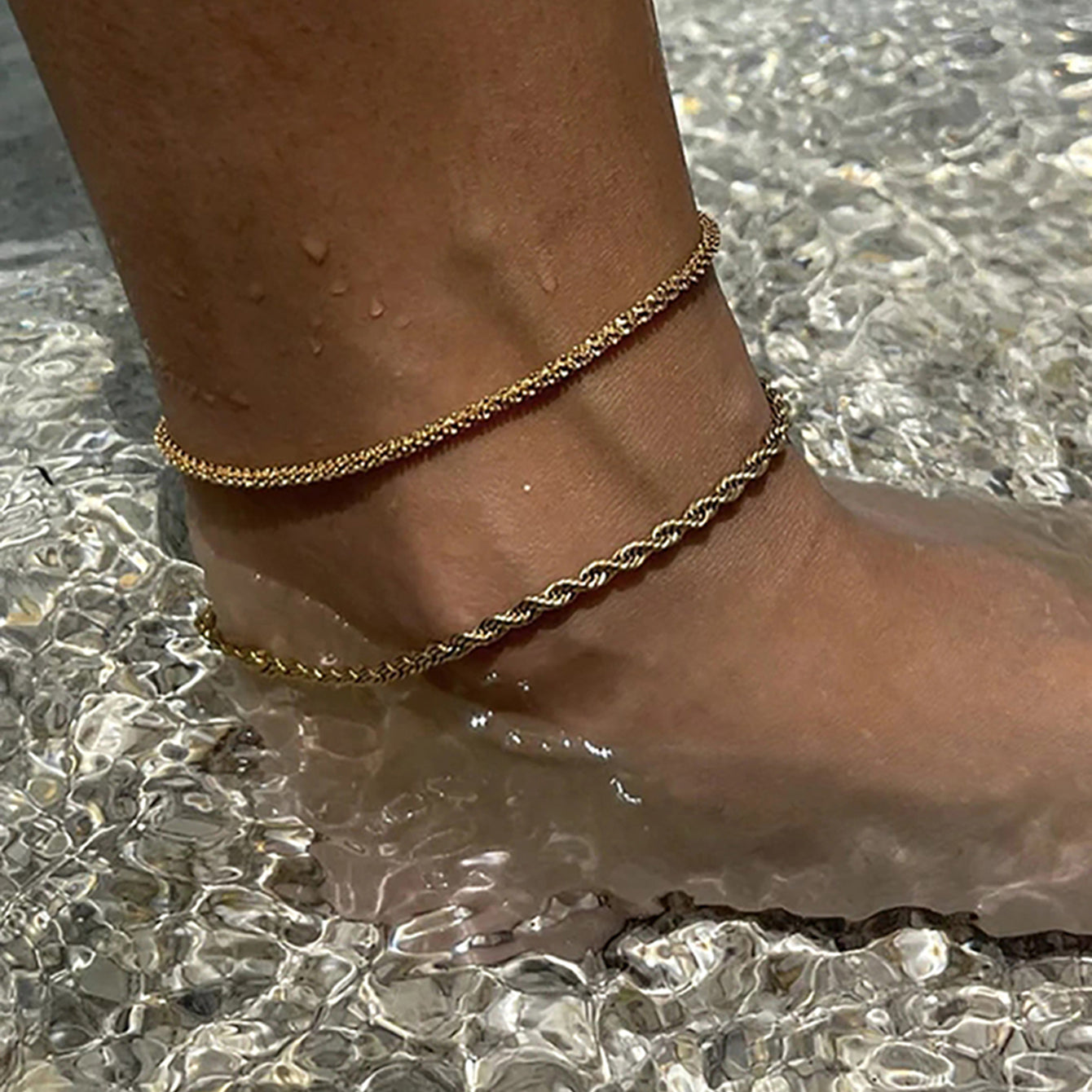 Twist Chain Anklet