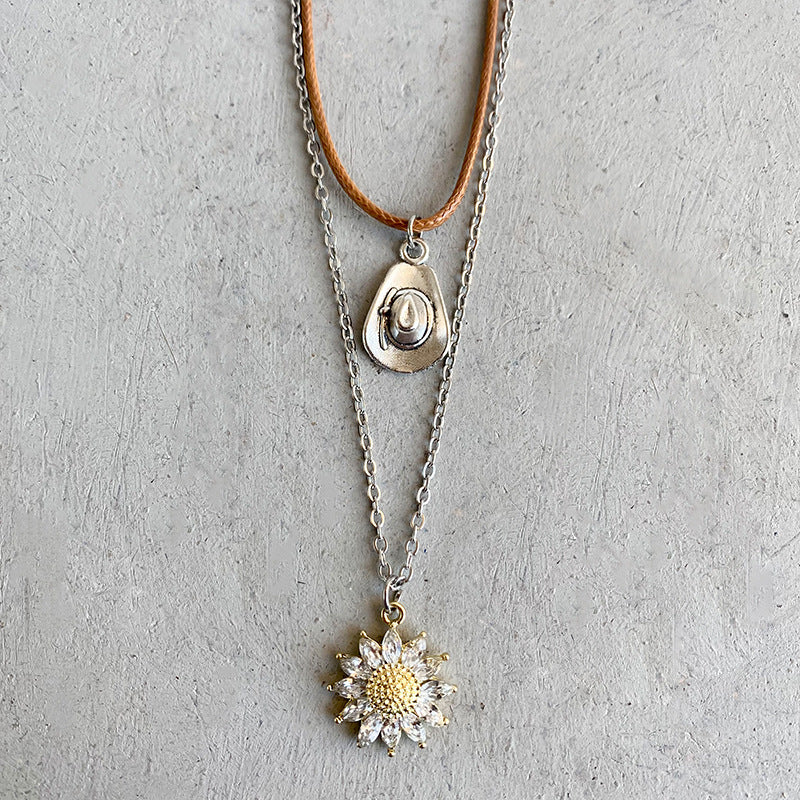 Sun's Flower Necklace Set