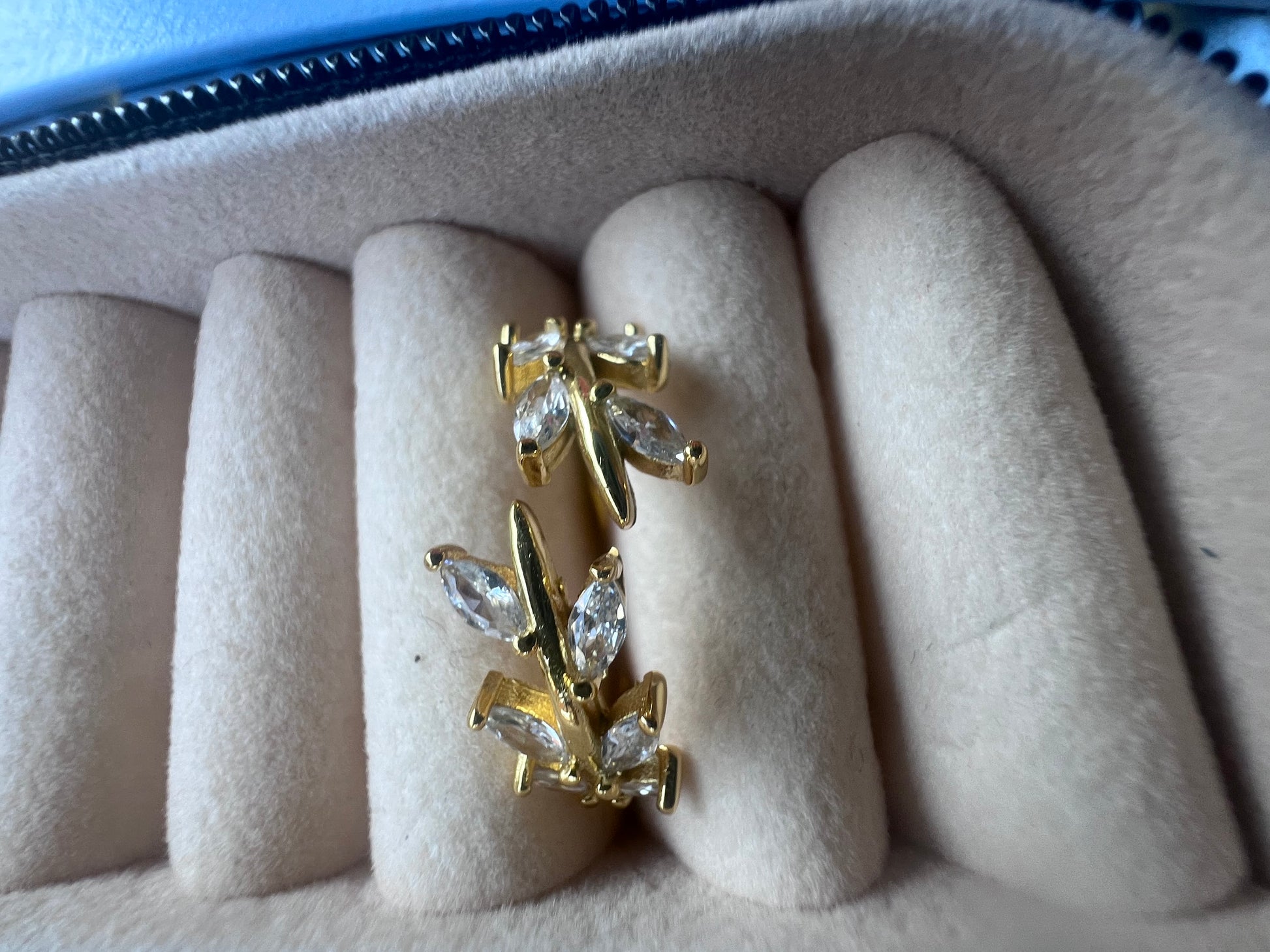 Silver Leaf Ring