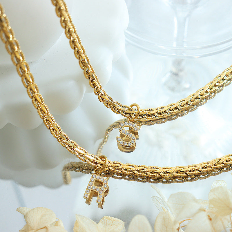 Initial Charm Neckalce | R-Z