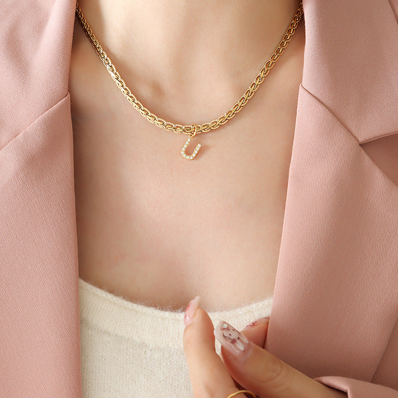 Initial Charm Neckalce | R-Z